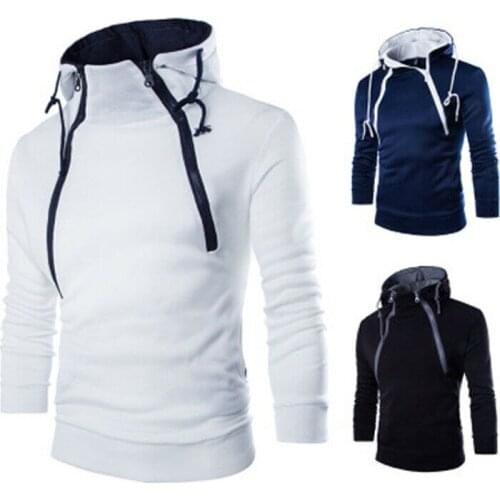 Hirigin Men's Sweatshirts With Collar