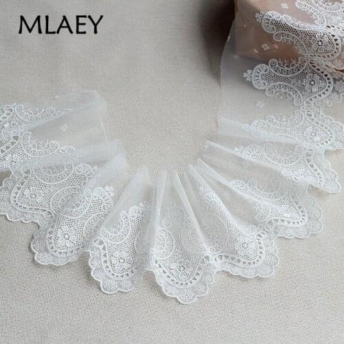 2y/lot Exquisite Embroidered Lace Trim,off white Lace Fabric ,Quality Lace Ribbon DIY Craft&Sewing Dress Clothing Accessor
