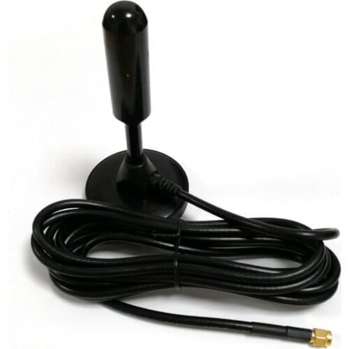 900-1800M GPRS 3G GSM 30dbi high gain car antenna large sucker copper aerial 3m extension cable SMA male #2