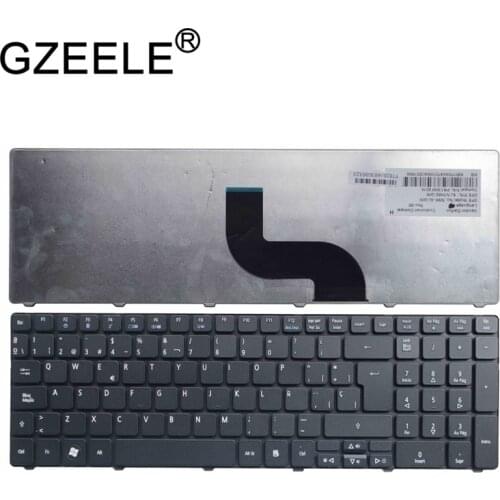 GZEELE new Keyboard for Acer aspire 7750 5251 5252 5253 5349 5551 5551G 5553 5553G 7750G 8942 Teclado Spanish SP Laptop QWERTY