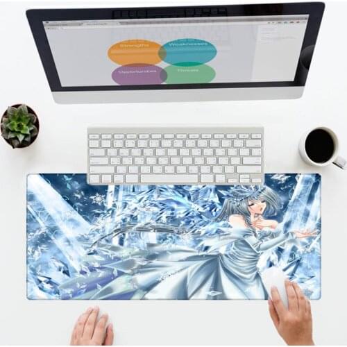 XGZ Sexy Girls Mouse Pad Anime Keyboard Player Pc Black Clover Senran Kagura Laptop Accessories Xl Gaming Mouse Pad Desk Mat