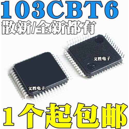 New and original STM32F103CBT6 ARM Microcontroller chip 32 COTREXM3 LQFP48 Single chip MCU chip stmicroelectronics microcontro
