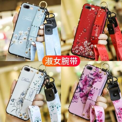 Cute Sumikko Gurashi Wristband Phone Case For Iphone 12 11 Pro 12mini Xs Max Se X Xr 7 8 Plus Cartoon Lanyard Wrist Strap Cover