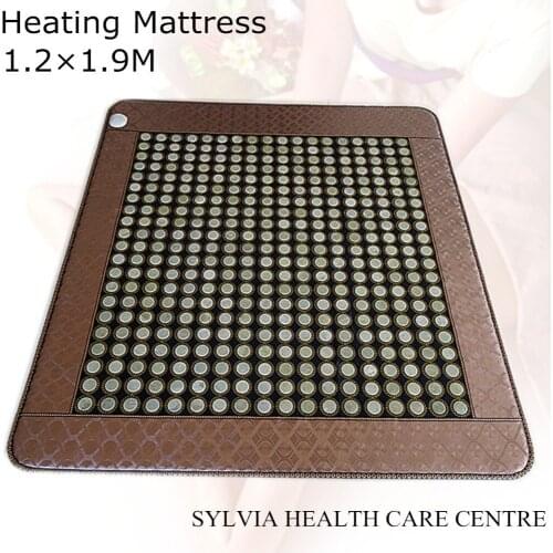 Jade Mattress Infrared Heat Therapy Healing Jade Mat / Pad Mattress Far Infrared Mattress heating Pad with eye cover 1.2X1.9M