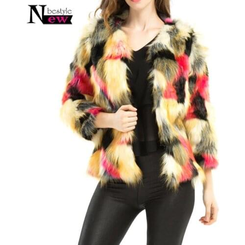 Newbestyle Long Fur Coats