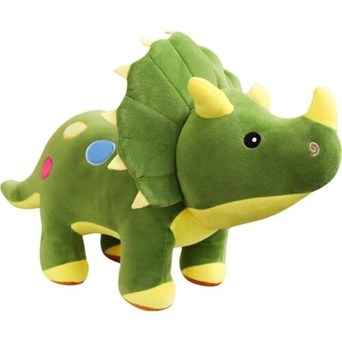 New 60cm Creative Big Plush Soft Triceratops Stegosaurus Plush Toy Dinosaur Doll Stuffed Toy Kids Dinosaurs Toy Birthday Gifts