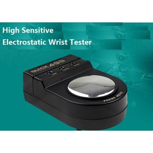 New Original High Sensitivity Electrostatic Wrist Strap Tester Professional Portable Instrument Hand Ring Meter