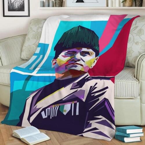 Benito Mussolini 3D Print Plush Blanket Throw On Sofa Home Decor Soft Warmth Washable Nap Blanket Dropshipping