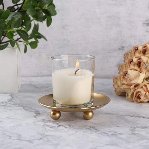 2pcs Iron Plate Iron European Style Candlestick Stand Candle Holder Vintage Classic Look Candle Holder Desktop Decor Ornament