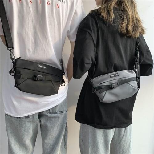 Street Trend Messenger Bag Phone Pack Unisex Shoulder Bags Women Hip-hop Waist Bag Nylon Cloth Small Street Chest Pack