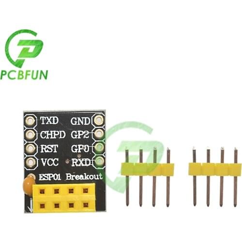 USB to ESP8266 WIFI Module ESP-01 ESP-01S Remote Serial Port WIFI Sensor Transceiver Wireless ESP01S Breakout PCB Adapter Board