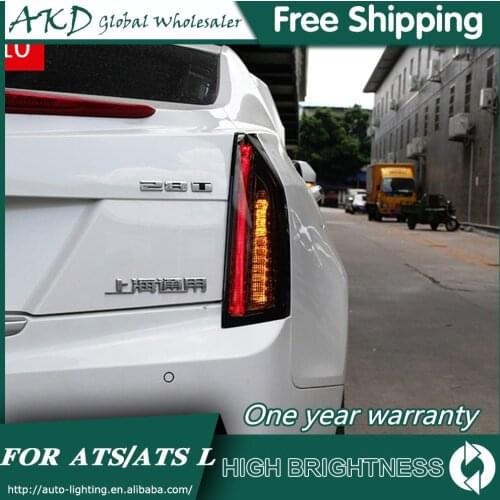 For Car Cadillac ATS Tail Lamp 2016-2020 Led Fog Lights DRL Day Running Light Tuning Car Accessories ATS L Tail Lights