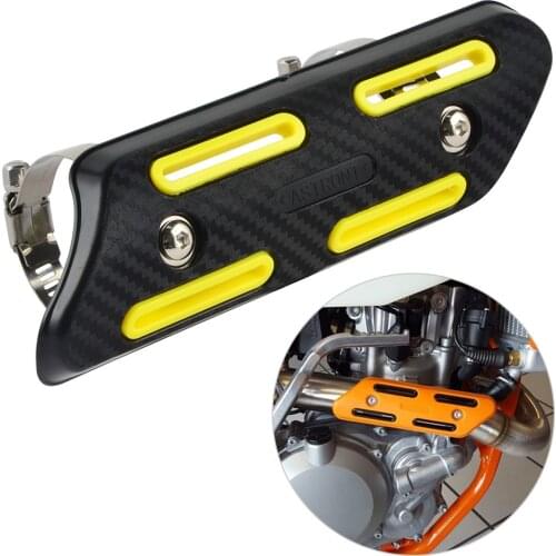 Exhaust Heat Shield Protector Cover For Suzuki RMZ250 RMZ400 RMZ450 RMZ250 RMX400 RMX450 DRZ250 DRZ400 DRZ450