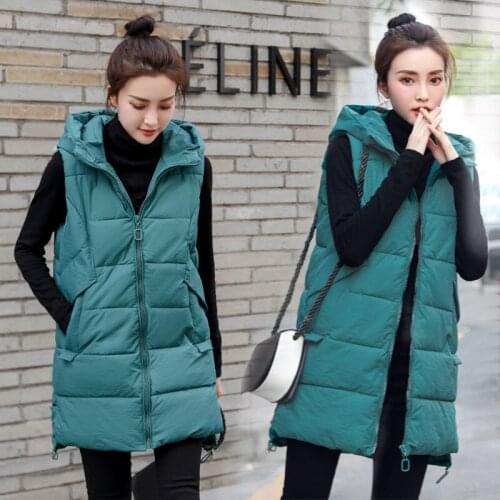 Women Winter Vest Coat Fashion Casual Warm Jacket Female Sleeveless Tops Bisic Coats Chaleco Mujer Gilet Casaco Feminino