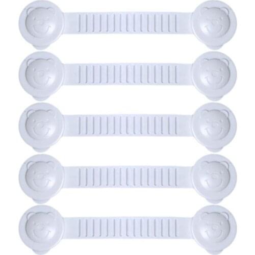 10PCS child safety lock baby protection baby anti-pinch multifunctional cabinet door lock drawer door cabinet plastic lock