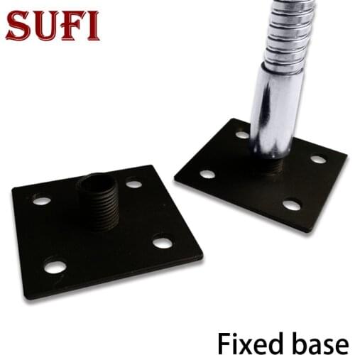 2pcs Light Base Desk Light Base Machine Lamp Wall Lamp Fixed Base Laser Gooseneck Lamp Base Spotlight Base M10 Screw For DIY