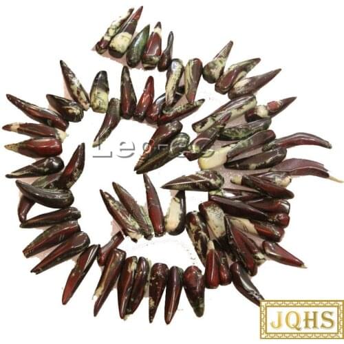 38mm green capsicum coral coral Loose Strand beads For Jewelry Making DIY 17" v1814