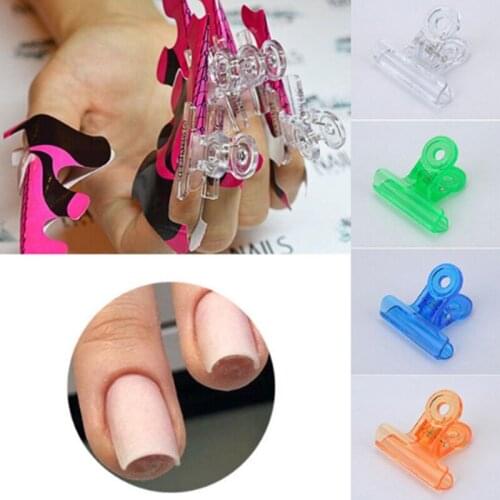 5 Pcs C Curve Shaped Nail Knijpen Clips Nail Tips Clip Multi Functie Tool Acryl Nagels Tang Diy Nails Pinchers Nail Accessoires