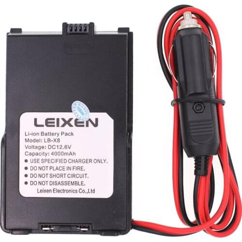 ANYSECU Car Charger Battery Eliminator for LEIXEN NOTE 25W Portable Two-way Radio