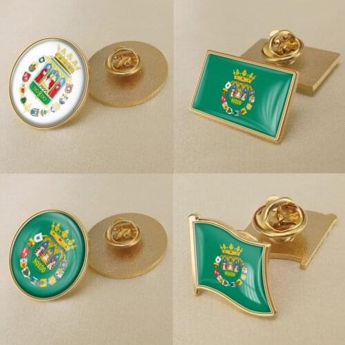 Coat of Arms of Seville Province of Spain Flag Lapel Pins/Broochs/Badges