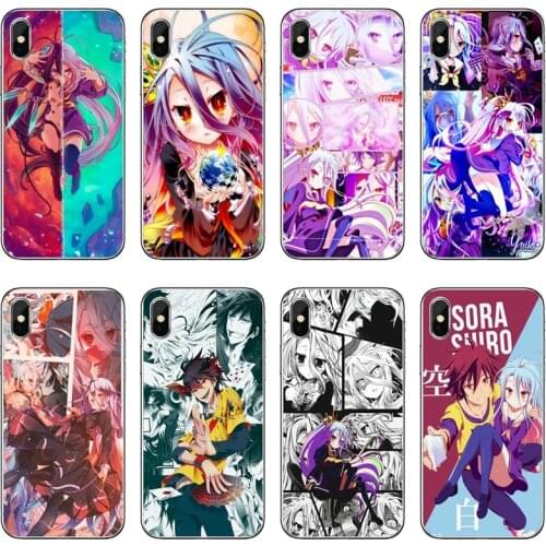 NO GAME NO LIFE Accessories Phone Case For Xiaomi Mi 11 Note 10 10T 9 9T 8 Pro A2 Lite A3 A1 Poco F1 F2 M3 X3 NFC