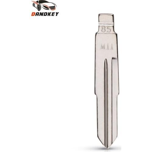 Dandkey 10pcs/lots NO.85 Metal Blank Uncut Flip Folding KD Car Remote Key Blade Type #85 For Chery Original M11 Key Blade