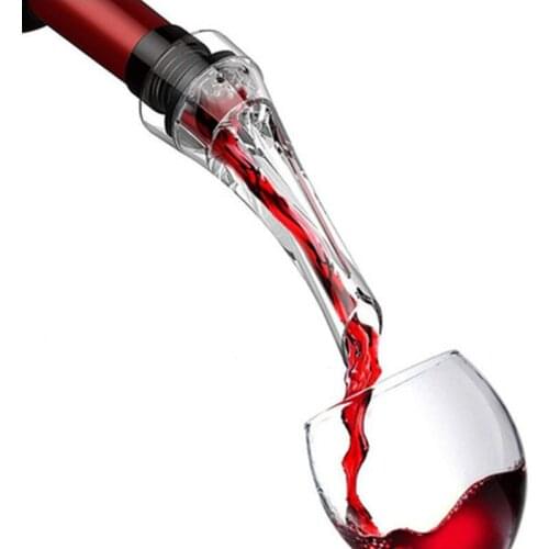 Red Wine Decanter Pourer Wine Acrylic Pourer Aerator Quick Aerating Pouring Tool Pump Portable Filter Home Bar Accessories