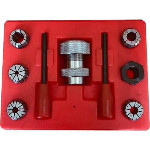 Woodworking chuck high-precision chuck 7-piece set chuck,Lathe tool accessories
