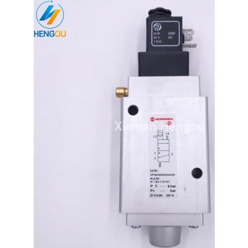 1 Piece free shipping solenoid valve 61.184.1191 For offset printing machine SM102 CD102 SM74 PM52