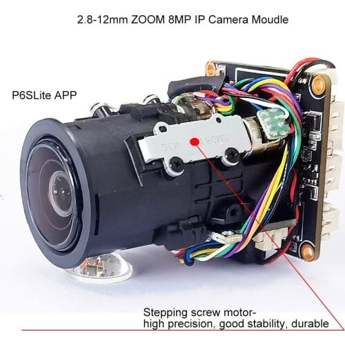 4K 8MP 3840*2160 4x optical zoom Humanoid human recognition Mstar 8856V200 IP Camera alarm out auido IN out Hikvision protocol