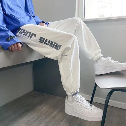 2021 Mens Loose Sports Running Sweatpants Fitness Training Pants Mens Trousers Pants Sportswear Jogging Sportswear Pants Men