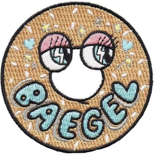 Custom Embroidery Patch Biker Veteran iron-on PATCH embroidered badge applique for clothing can be customized with your logo