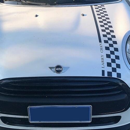 Car Surface Side Body Engine Hood Garland Stickers Trunk Stickers for MINI Cooper Exterior Modification Race Track Decoration