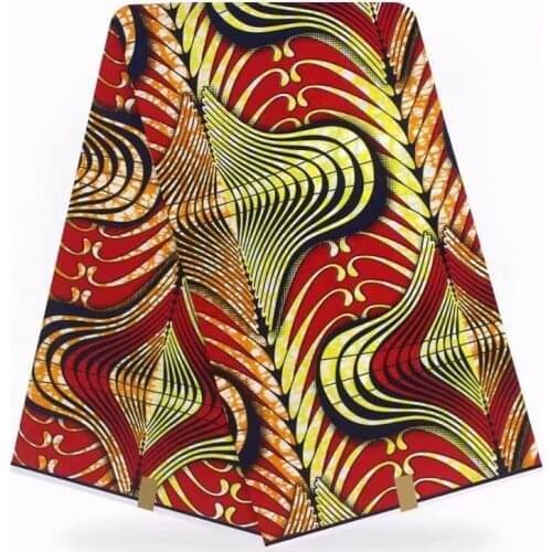 Wholesale prices 2019 NEW hot african wax fabric wax prints fabric african Guaranteed veritable wax 6yards