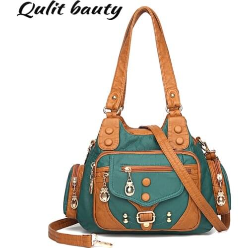 Women's Leather Bags Qulit bauty China