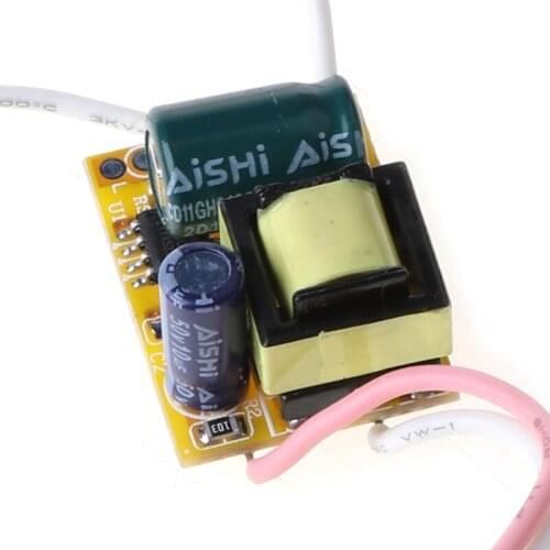 3-5W Power Supply LED Driver Electronic Convertor Transformer Constant Current 300mA DC9-18V