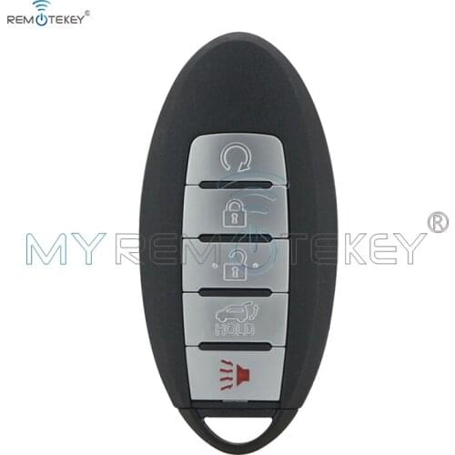 Remtekey S180144308 Smart key 5 button 433Mhz 4A chip 285E3-5AA5A for Nissan Murano Pathfinder 2016 2017 2018