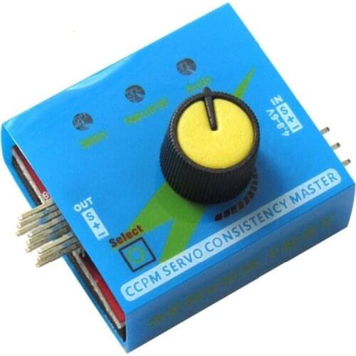 ESC Motor Servo Tester 3 Channels 3CH CCPM Meter Checker Input 4.8-6V