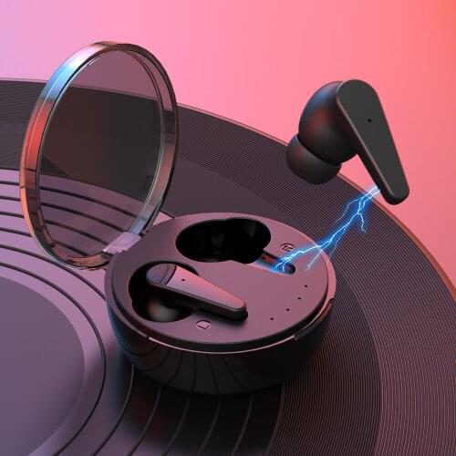 TWS Bluetooth Earphones Ture Wireless Headphones Stereo Sound In-ear Earbuds Waterproof Headset for Android IOS Phones