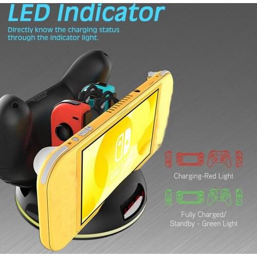 Charging Dock for Nintendo Switch Console Joy-con Handle Equipped With A USB 2.0 Male Plug Bread-shaped Design