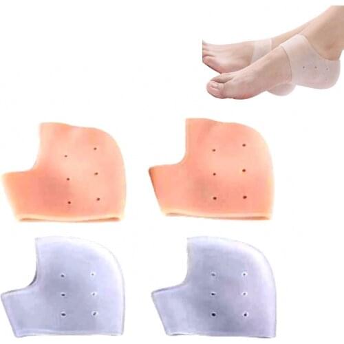 1 Pair Heel Protector Protective Sleeve Heel Spur Pads For Relief Plantar Fasciitis Heel Pain Reduce Pressure On Heel