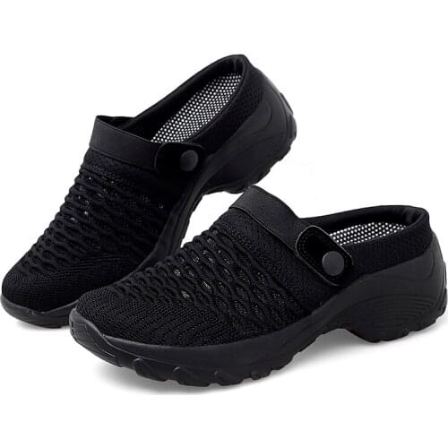 2021 New Summer Slippers Women Mesh Breathable Female Woman Shoes Lightweight Fashion Casual Sandals Outdoor Shoes For Women