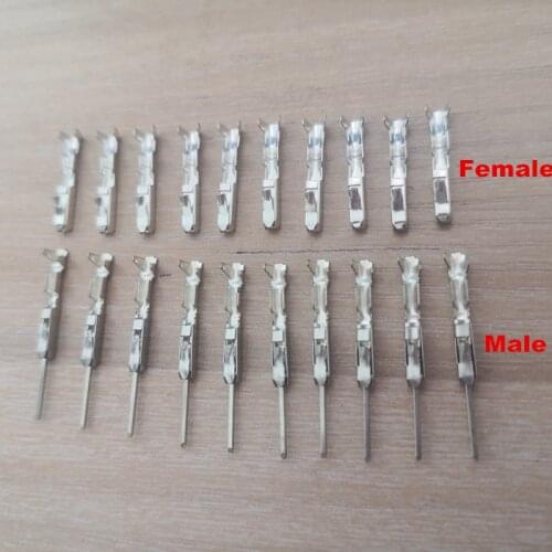 20/50/100sets/lot Male and Female Wire Terminal Crimp Terminal (Pins) For BMW Mini Connector Plug 968813-9C 0-1452576-8