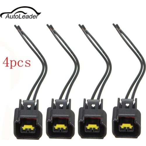 4pcs Car Ignition Coil Connector Modular for Ford 4.6 5.4 6.8 /Cobra /Mustang Pigtails 1991-2011 756330755072