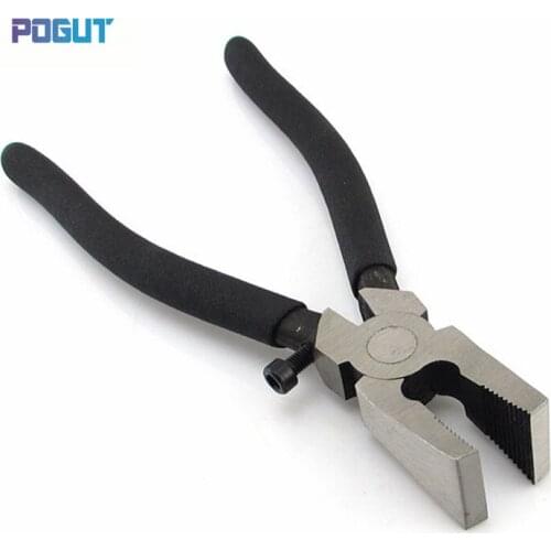 Free Shipping 8'' Glass Pliers with Flat Nozzle, Glass and Ceramics Professional Tile Nippers, DIY Mosaic Hobbies Tools