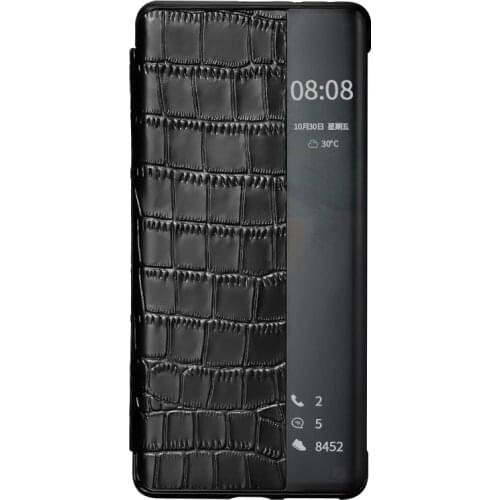 Luxury Business Genuine Leather Ultra Slim Phone Cover For Huawei Mate 40 30 Pro Plus Magnetic Flip Case For Huawei P40 Pro