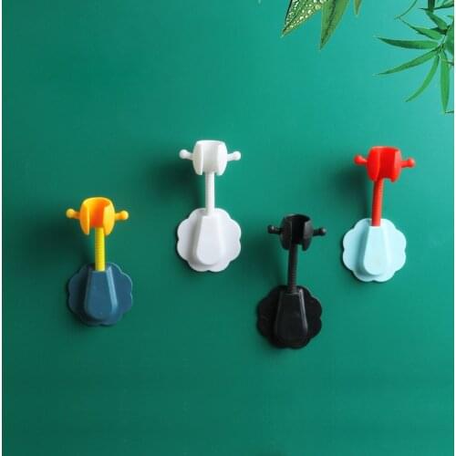 360° Shower Head Holder Punch-Free Adjustable Wall Mounted Adjusting Bracket Base Mount Brackets Bathroom Accessories