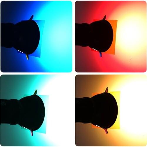 9pcs Transparent Lighting Color Correction Gel Sheets Filters Set for Flash Light Speedlite Size 28 * 21cm