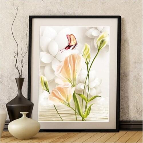New Arrivals 5D DIY Full Round/Square Diamond Painting Tulip 3D Embroidery Cross Stitch Rhinestone Mosaic Home Decor Art Y1356