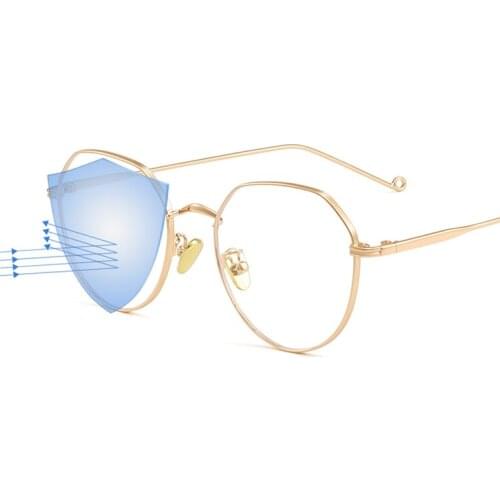 Edris High number myopia glasses female ultralight small frame small face retro round frame eye frame male